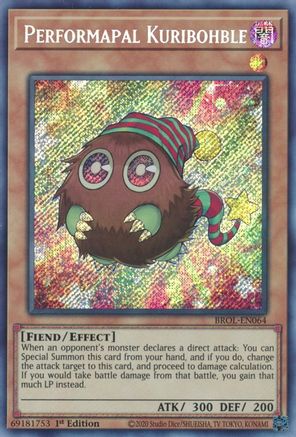 Pot Performapal Kuribohble [BROL-EN064] Secret Rare 