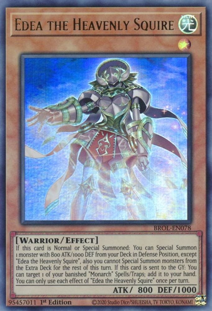 Edea the Heavenly Squire (BROL-EN078) - Ultra Rare