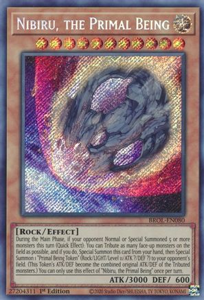 Nibiru, the Primal Being [BROL-EN080] Secret Rare