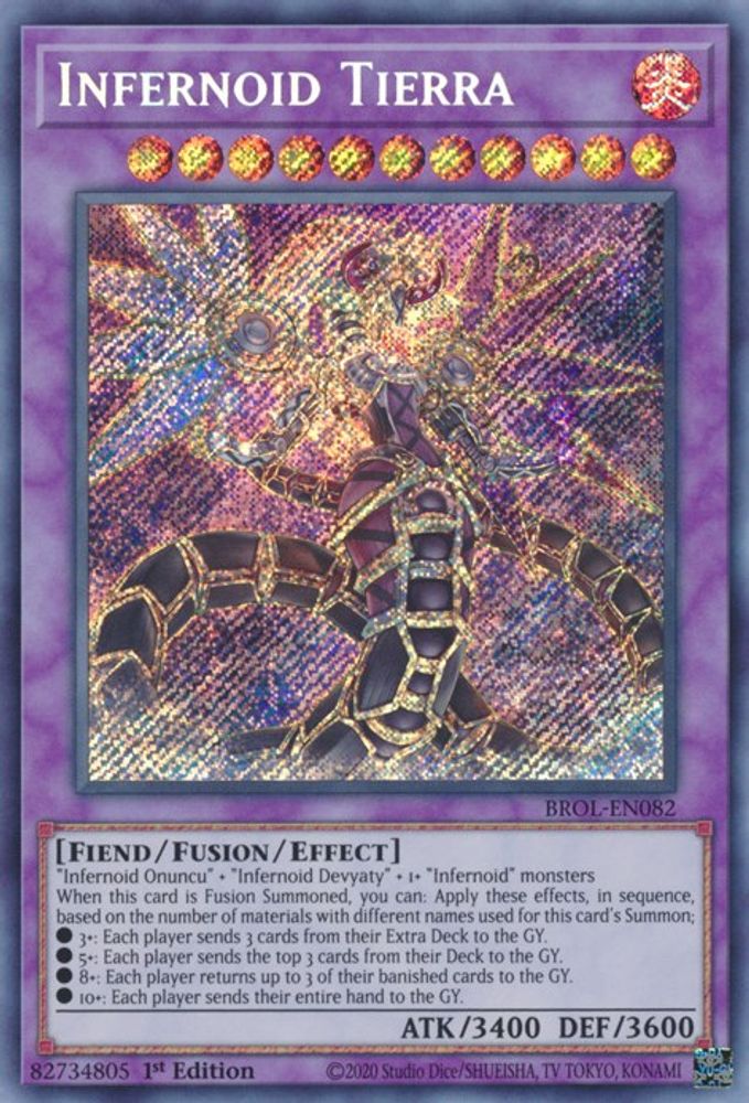 Infernoid Tierra (BROL-EN082) - Secret Rare