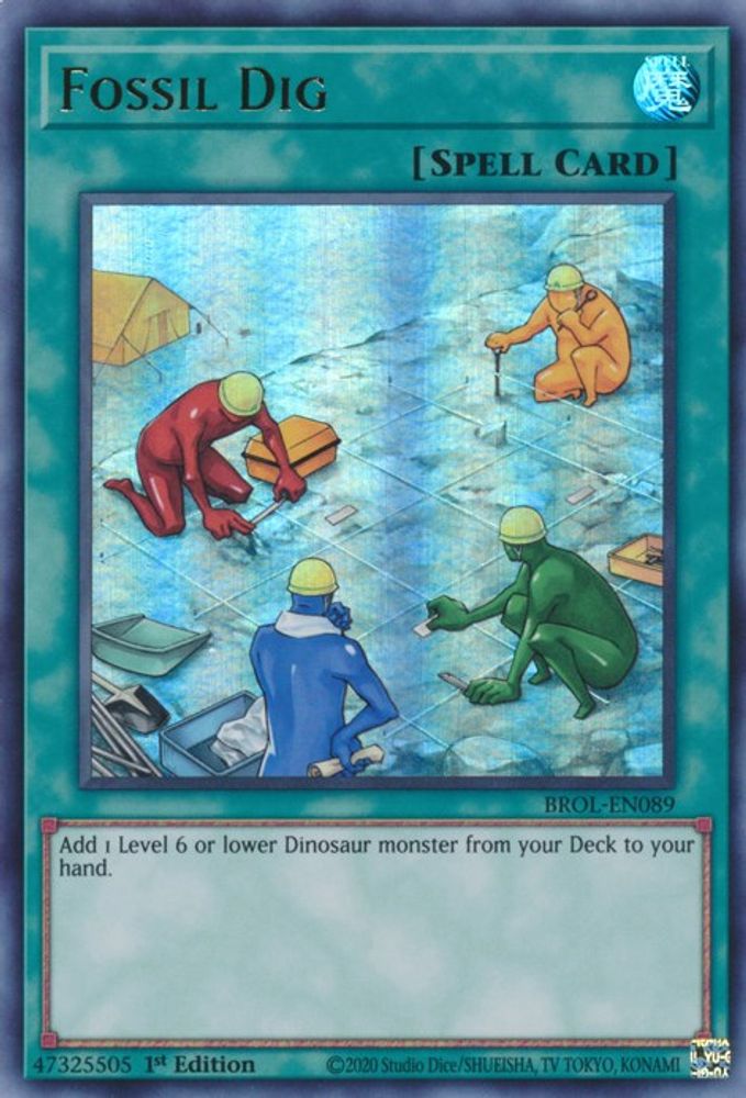 Fossil Dig (BROL-EN089) - Ultra Rare