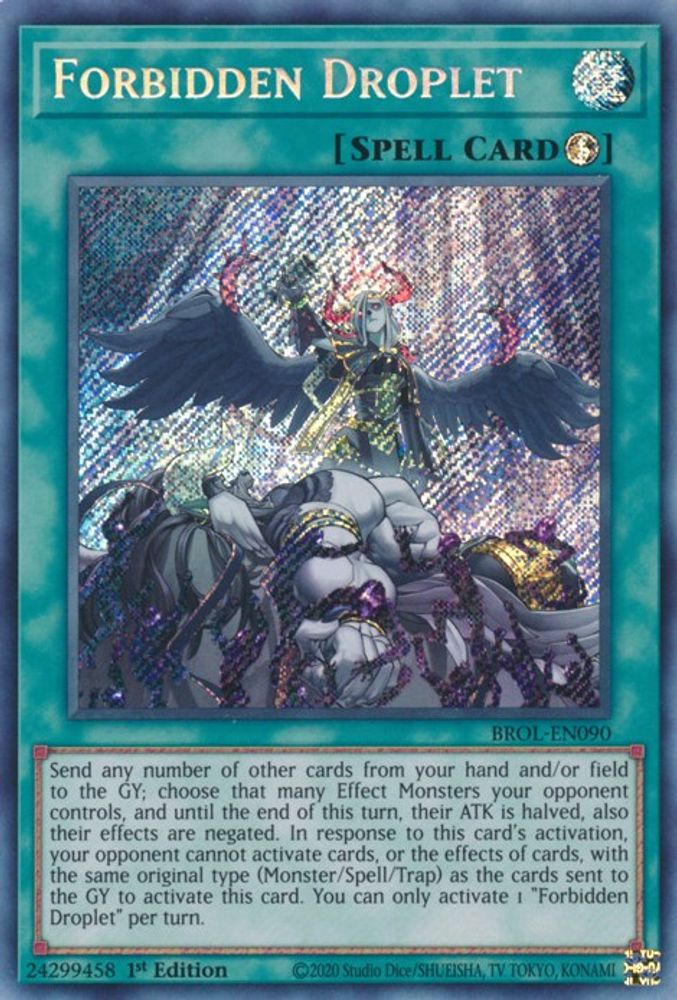Forbidden Droplet (BROL-EN090) - Secret Rare
