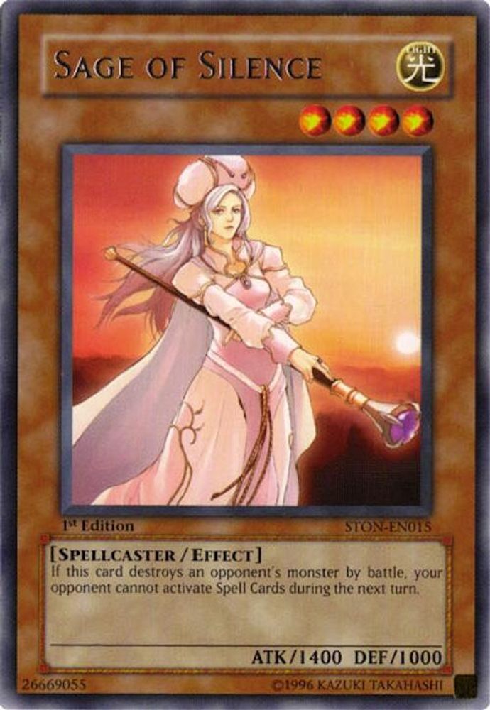Sage of Silence (STON-EN015) - Rare