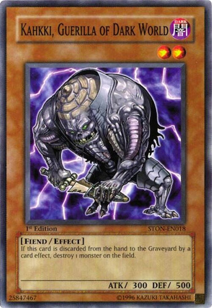 Kahkki, Guerilla of Dark World (STON-EN018) - Common