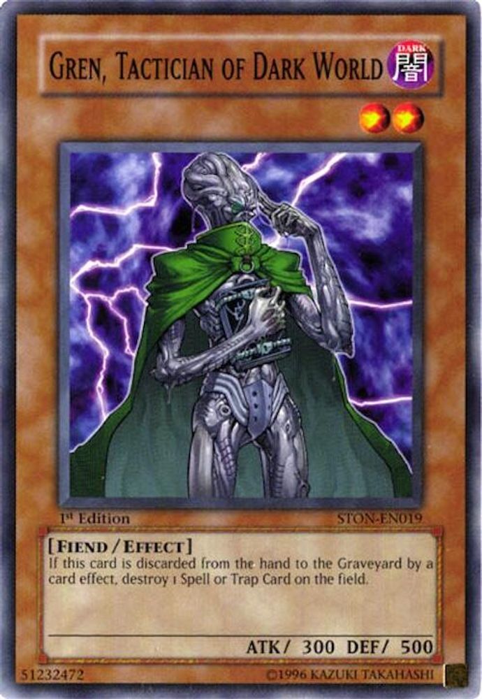 Gren, Tactician of Dark World (STON-EN019) - Common