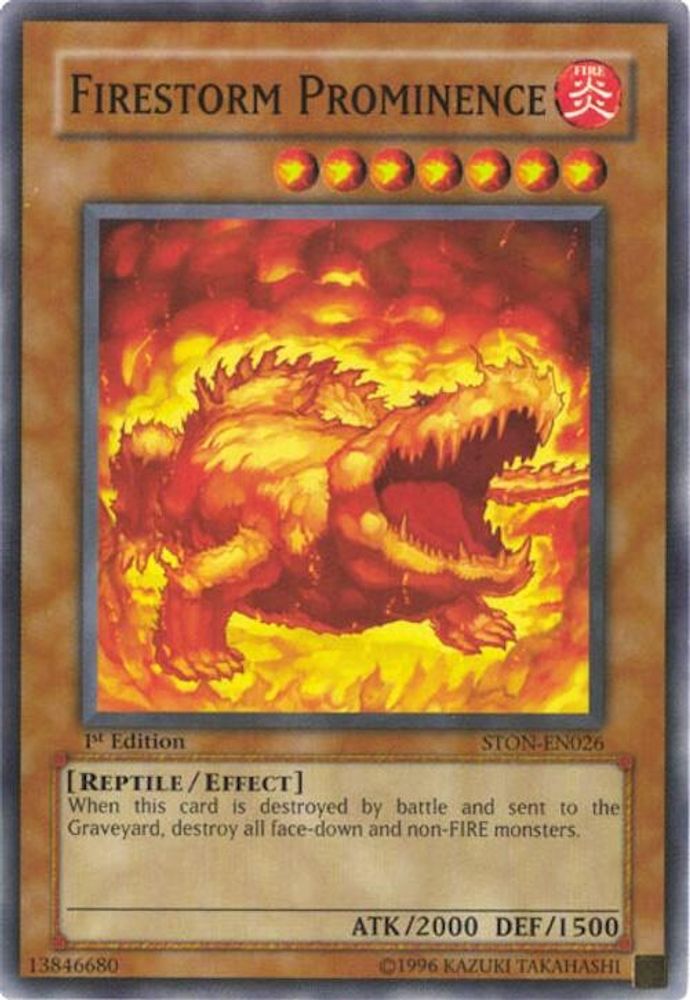 Firestorm Prominence (STON-EN026) - Common