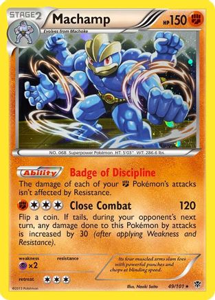 Machamp - 49/101 (Cosmos Holo)/101  - Holofoil - Promo