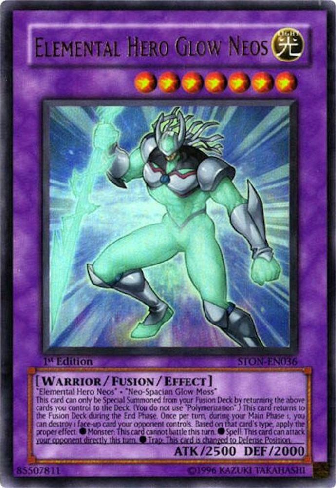 Elemental Hero Glow Neos (STON-EN036) - Ultra Rare