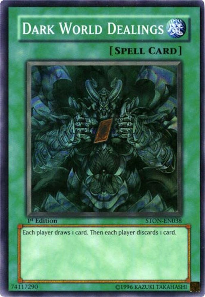 Dark World Dealings (STON-EN038) - Super Rare