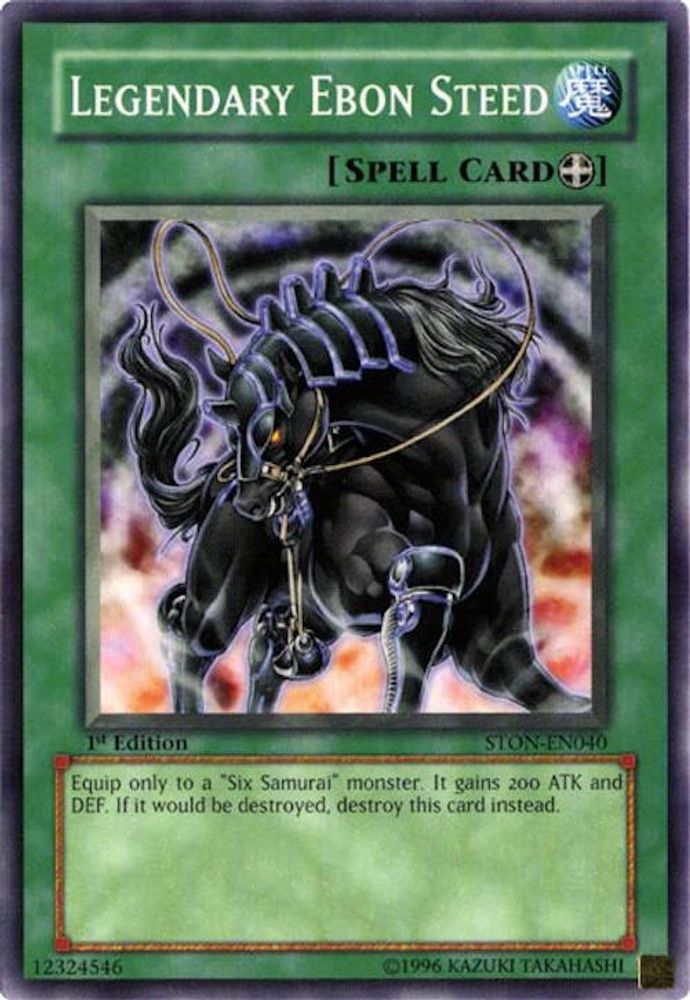 Legendary Ebon Steed (STON-EN040) - Common