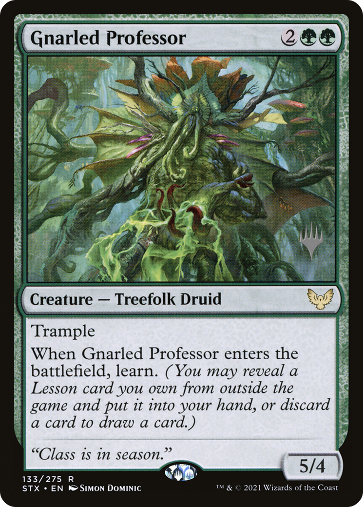 Professeur Gnarled (Pack Promo) [Strixhaven : Promos de l'École des Mages] 
