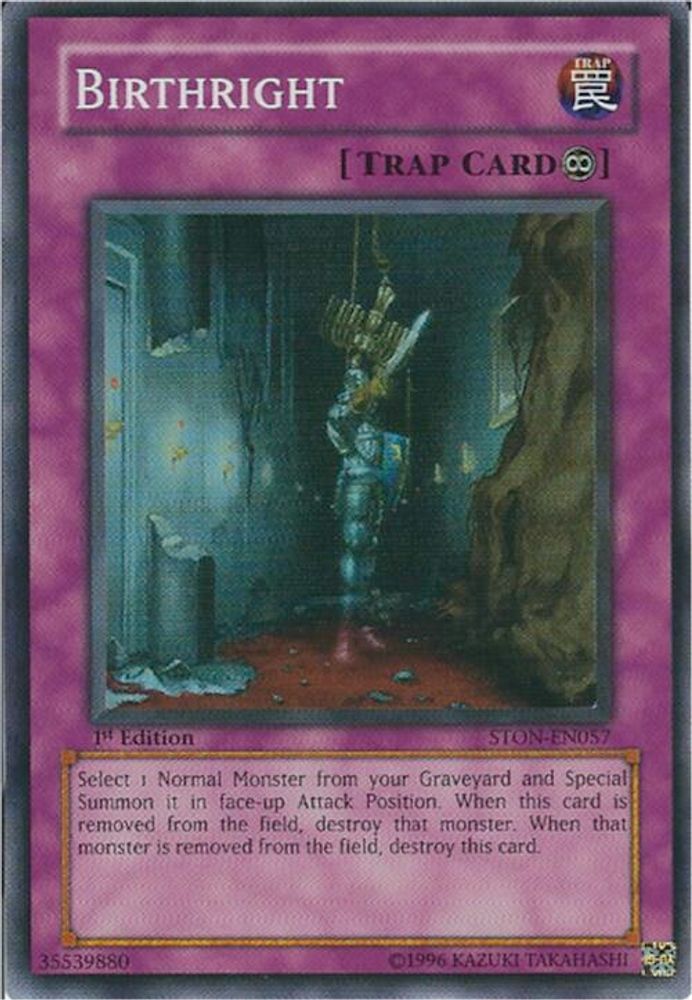 Birthright (STON-EN057) - Super Rare