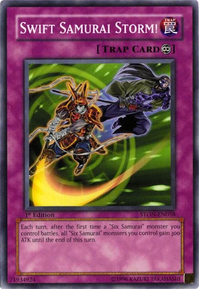 Swift Samurai Storm! (STON-EN058) - Common