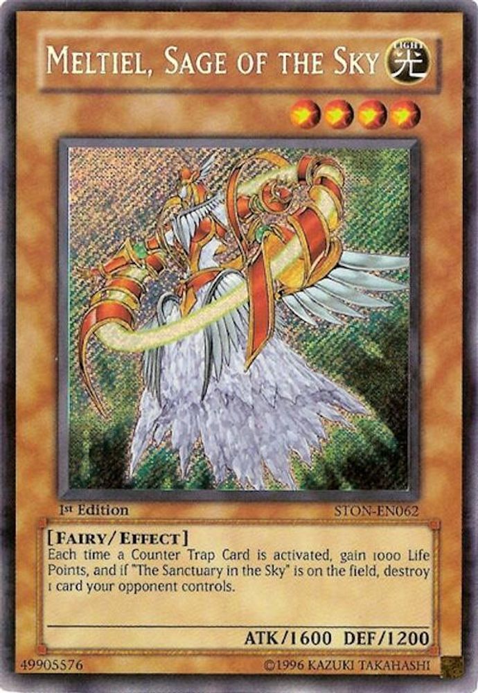 Meltiel, Sage of the Sky (STON-EN062) - Secret Rare