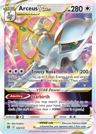 Arceus VSTAR 123  - Holofoil - Ultra Rare
