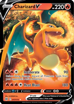 Charizard V 017  - Holofoil - Ultra Rare