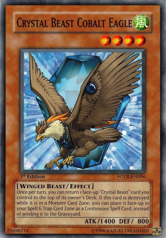 Crystal Beast Cobalt Eagle (FOTB-EN006) - Common