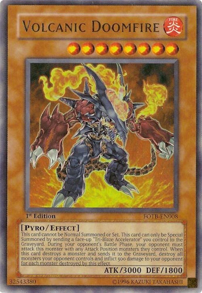 Volcanic Doomfire (FOTB-EN008) - Ultra Rare