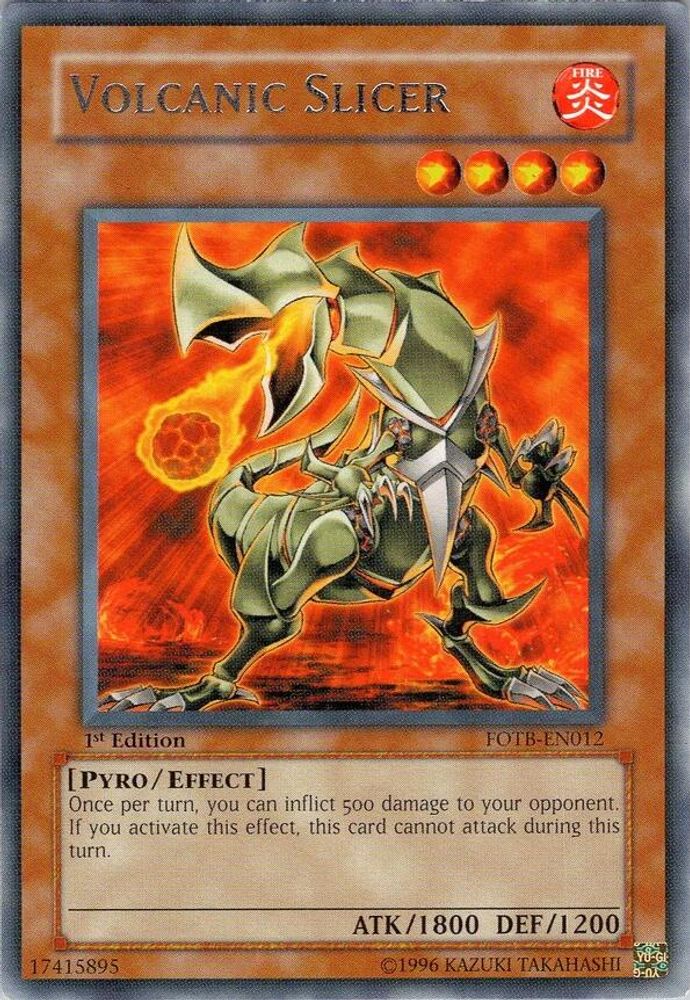 Volcanic Slicer (FOTB-EN012) - Rare