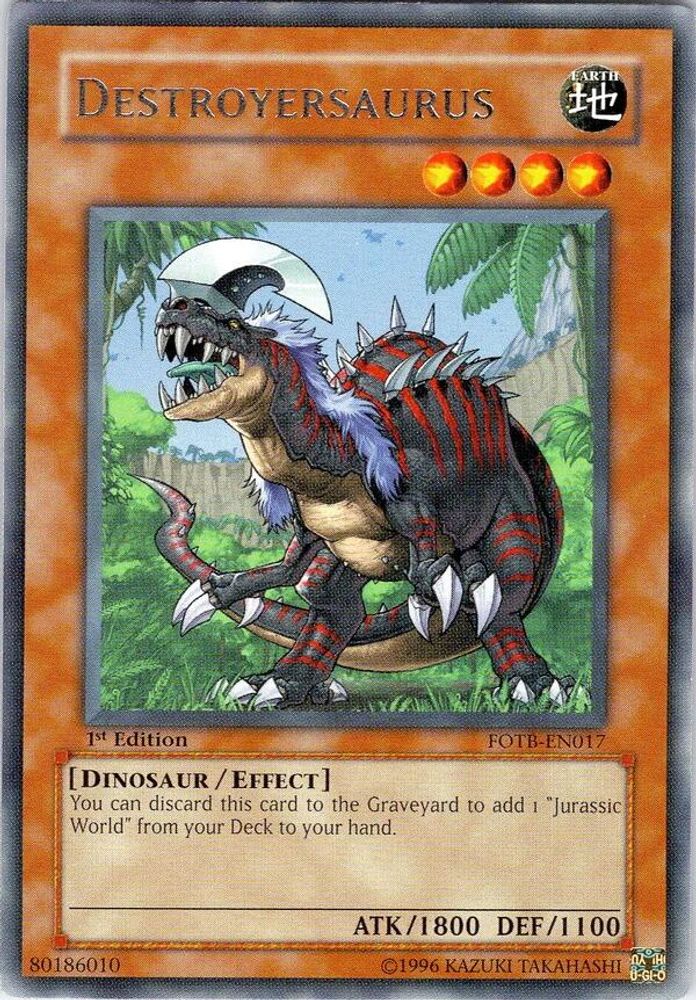 Destroyersaurus (FOTB-EN017) - Rare
