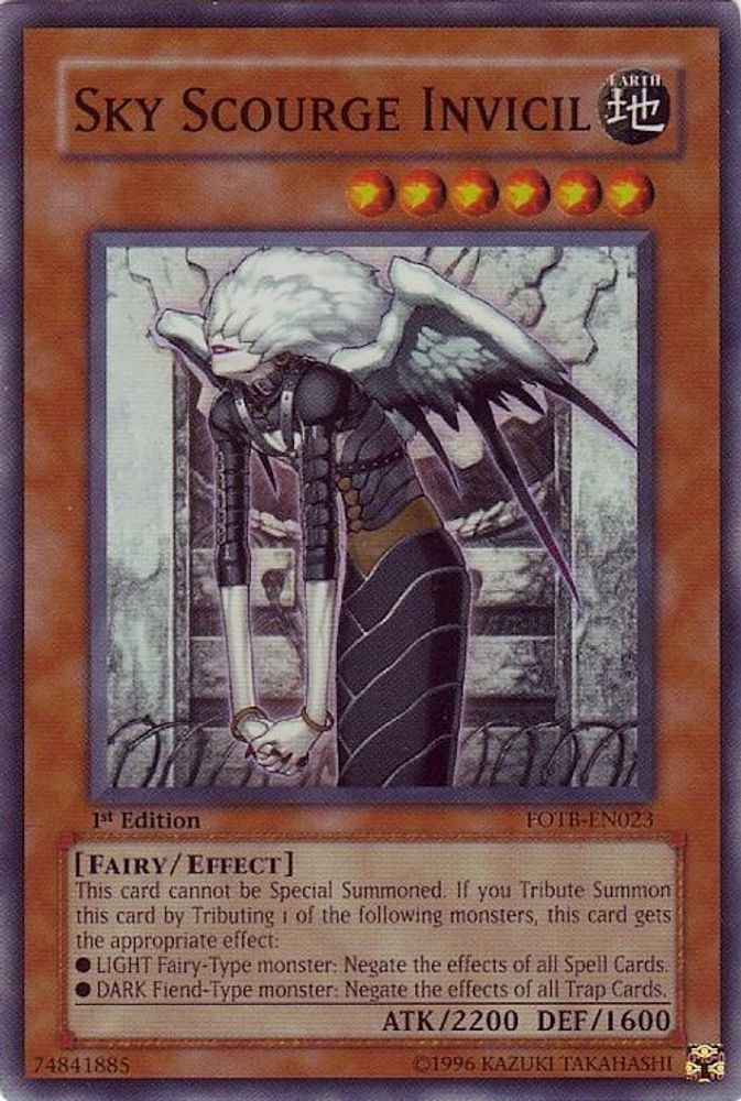 Sky Scourge Invicil (FOTB-EN023) - Super Rare