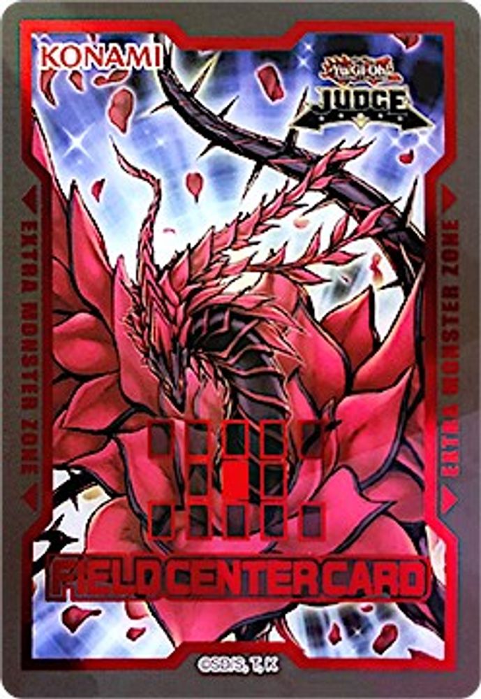 Official Judge Field Center Token: Black Rose Dragon () - Promo