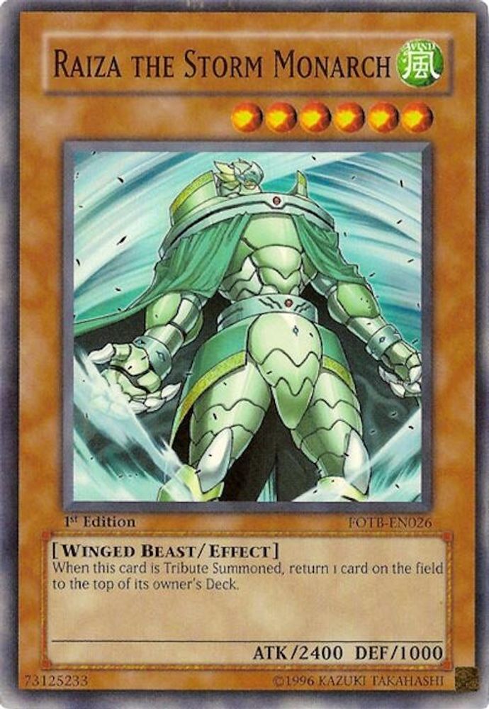 Raiza the Storm Monarch (FOTB-EN026) - Super Rare