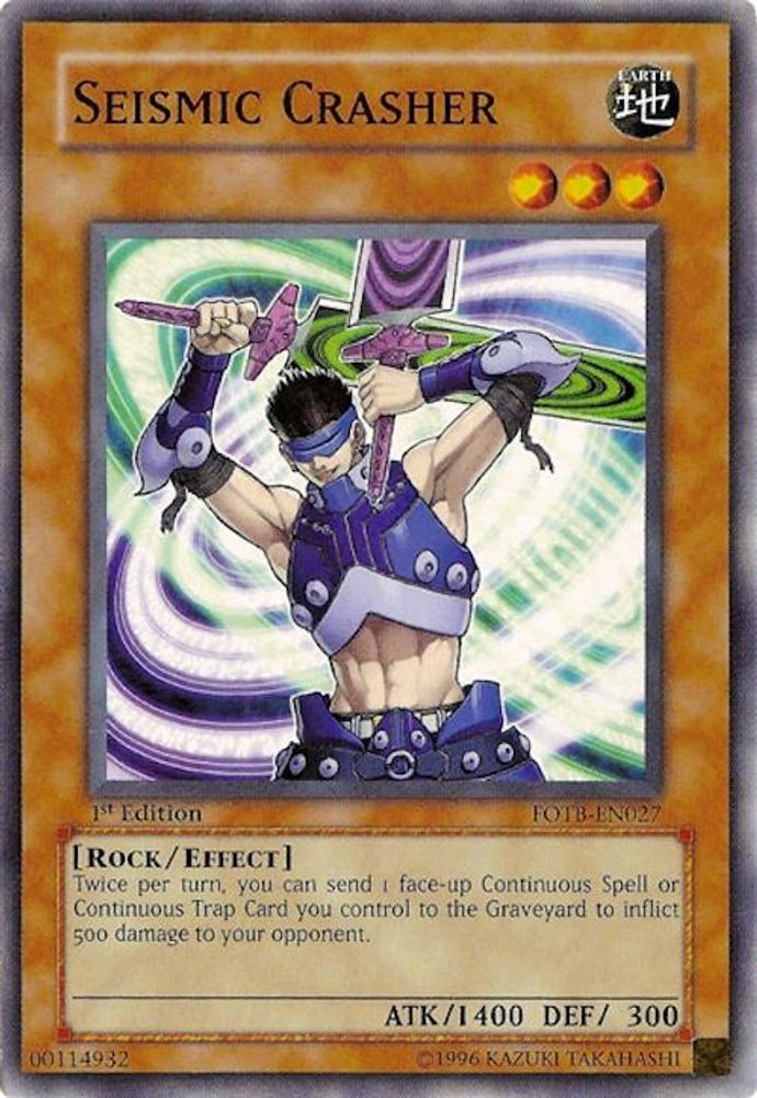 Seismic Crasher (FOTB-EN027) - Common