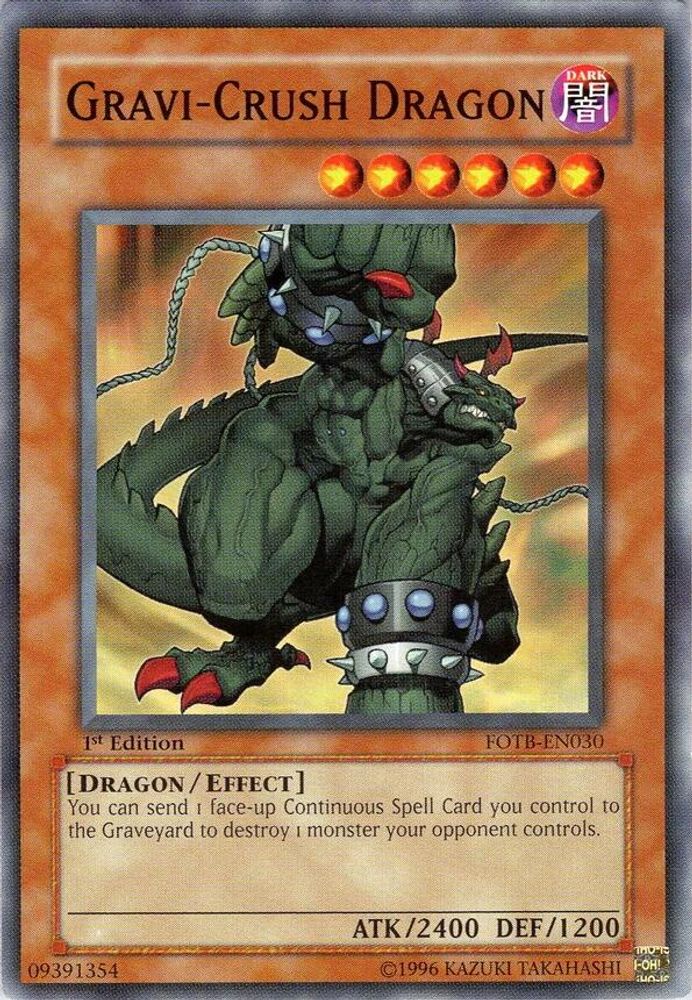 Gravi-Crush Dragon (FOTB-EN030) - Common
