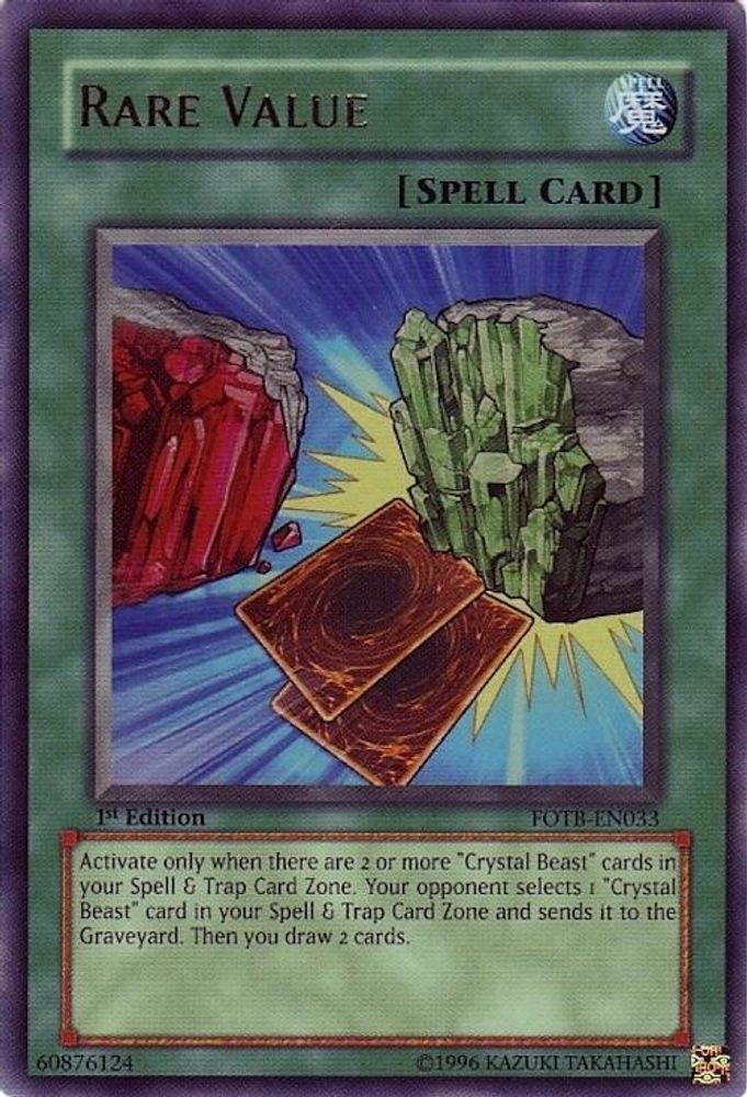 Rare Value (FOTB-EN033) - Ultra Rare