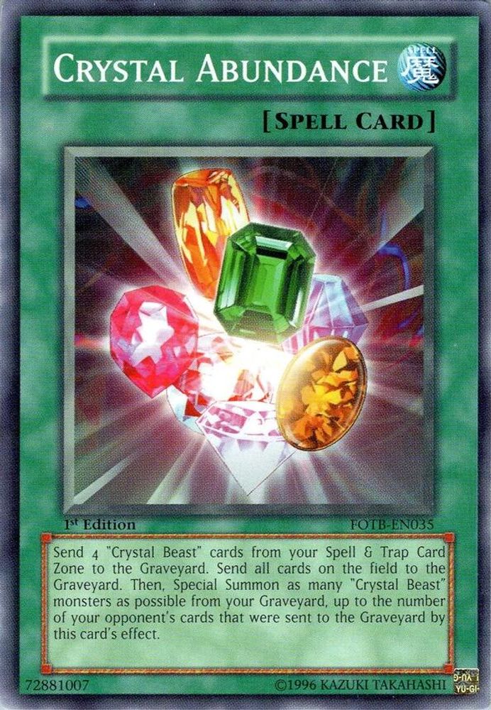 Crystal Abundance (FOTB-EN035) - Common