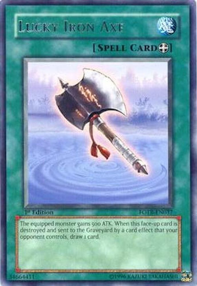 Lucky Iron Axe (FOTB-EN037) - Rare