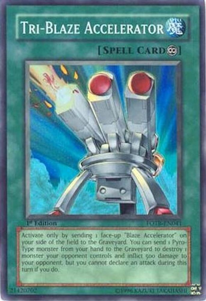 Tri-Blaze Accelerator (FOTB-EN041) - Super Rare