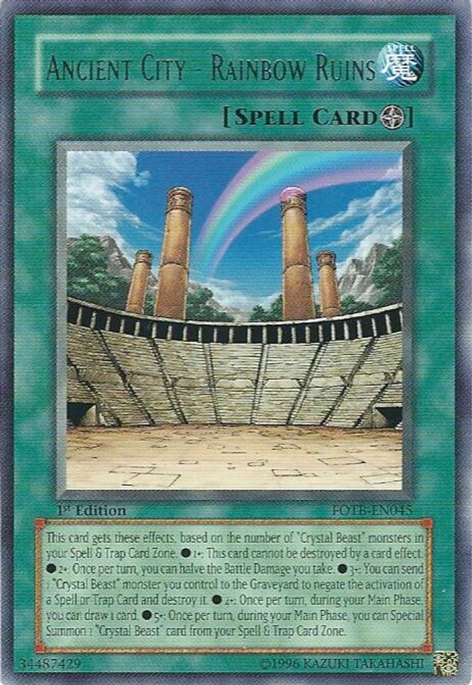 Ancient City - Rainbow Ruins (FOTB-EN045) - Rare