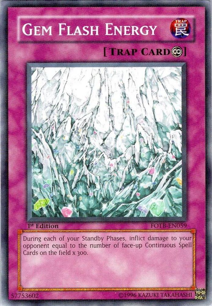 Gem Flash Energy (FOTB-EN059) - Common