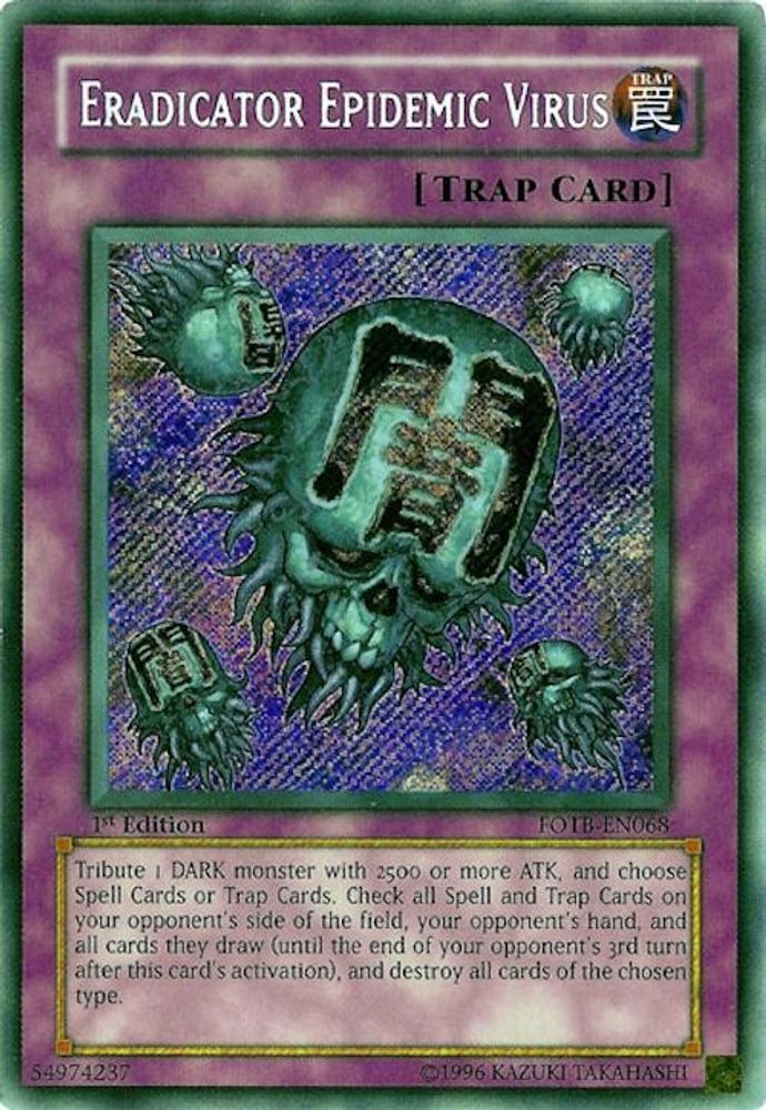Eradicator Epidemic Virus (FOTB-EN068) - Secret Rare