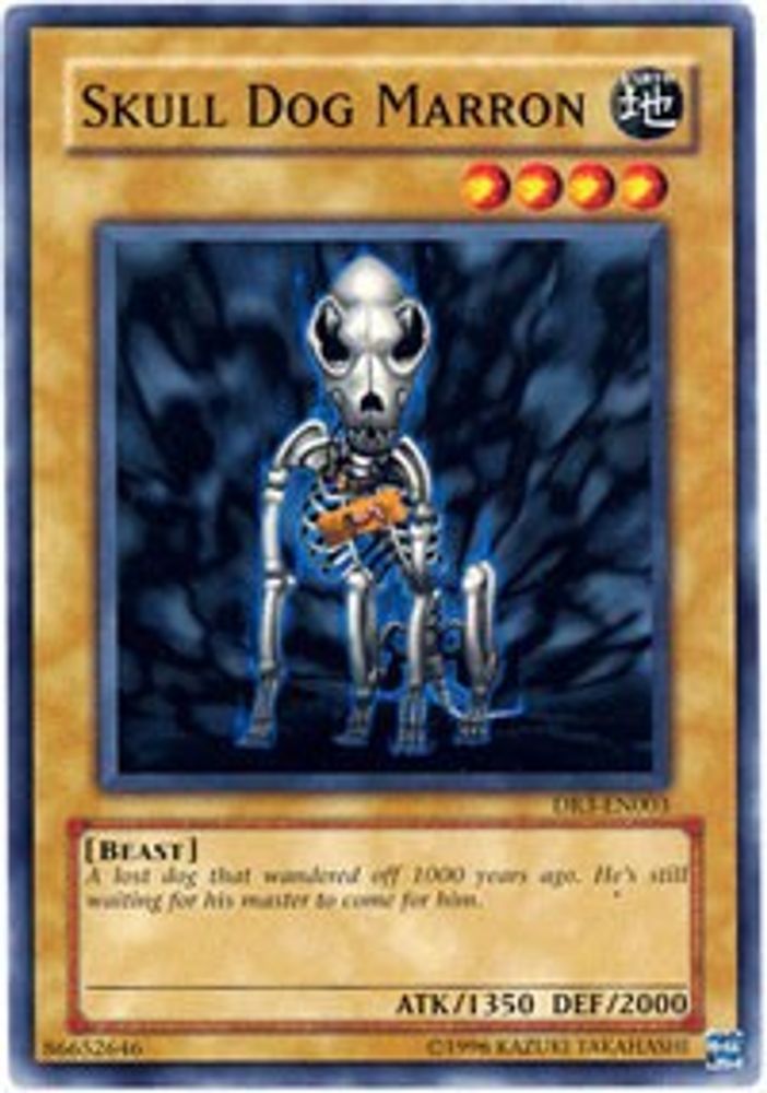 Skull Dog Marron (DR3-EN003) - Common