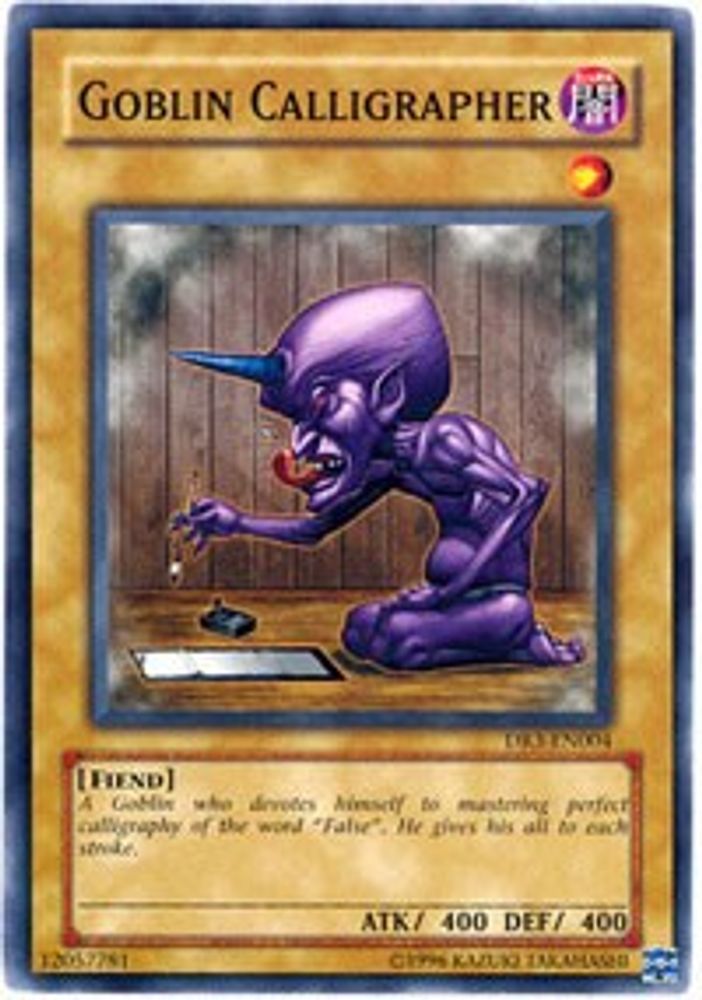 Goblin Calligrapher (DR3-EN004) - Common