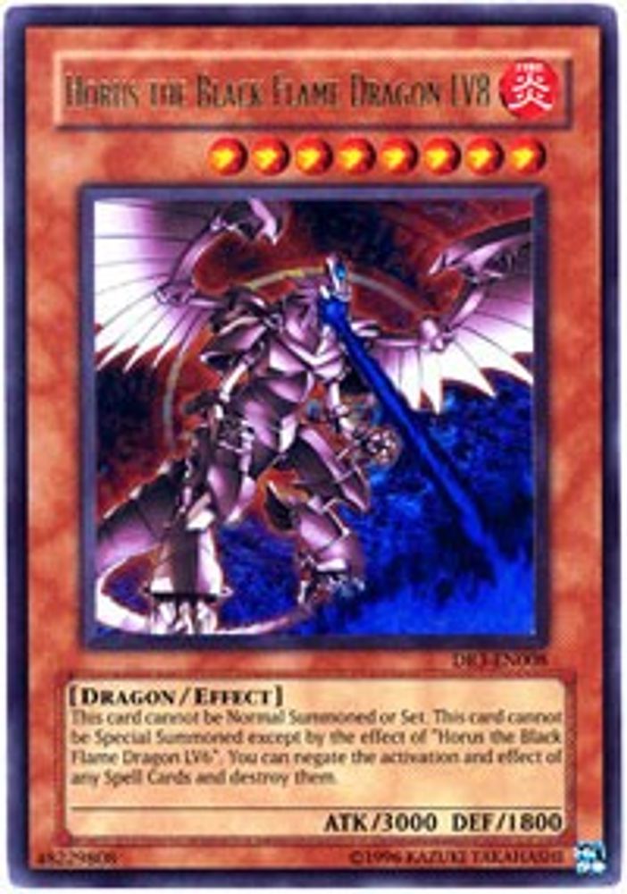 Horus the Black Flame Dragon LV8 (DR3-EN008) - Ultra Rare