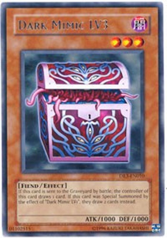 Dark Mimic LV3 (DR3-EN010) - Rare