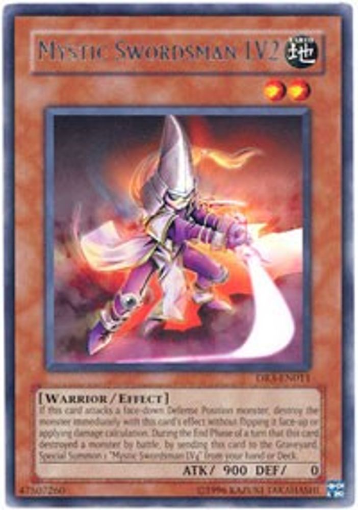 Mystic Swordsman LV2 (DR3-EN011) - Rare