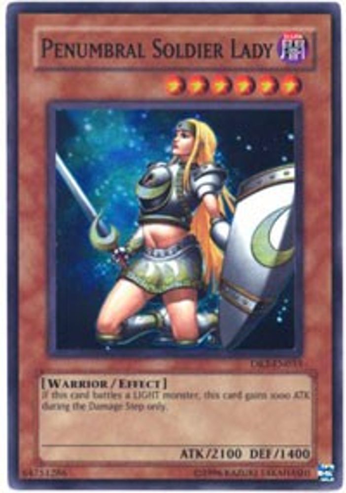 Penumbral Soldier Lady (DR3-EN033) - Super Rare
