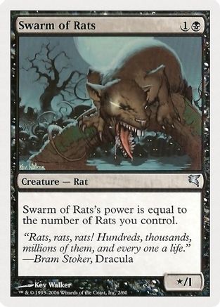 Swarm of Rats (2) (PSAL-002) - Magic Encyclopedia 2005 (Salvat/Hachette)