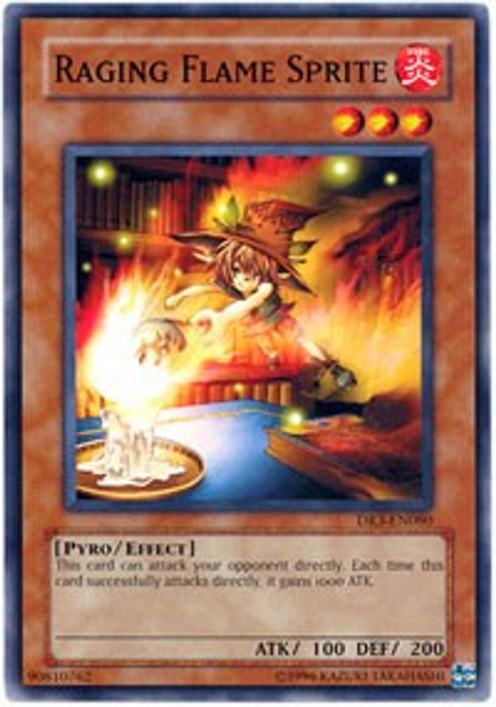 Raging Flame Sprite (DR3-EN080) - Common