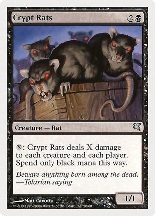 Crypt Rats (PSAL-028) - Magic Encyclopedia 2005 (Salvat/Hachette)