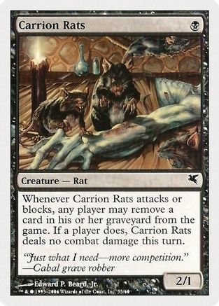 Carrion Rats (53) (PSAL-053) - Magic Encyclopedia 2005 (Salvat/Hachette)