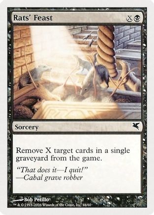 Rats' Feast (44) (PSAL-044) - Magic Encyclopedia 2005 (Salvat/Hachette)