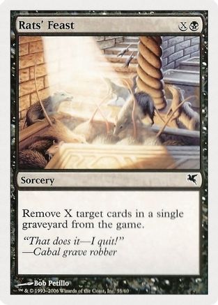 Rats' Feast (55) (PSAL-055) - Magic Encyclopedia 2005 (Salvat/Hachette)