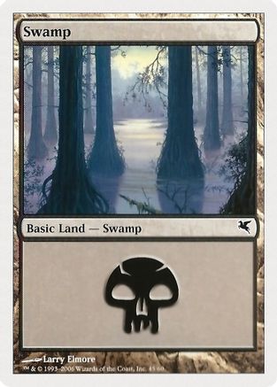 Swamp (45) (PSAL-045) - Magic Encyclopedia 2005 (Salvat/Hachette)