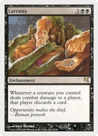 Larceny (PSAL-049) - Magic Encyclopedia 2005 (Salvat/Hachette)